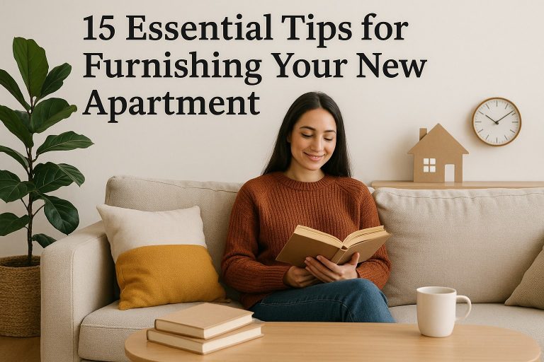 15 Essential Tips for Furnishing Your New Apartments