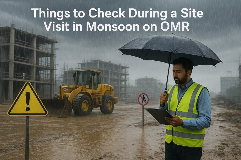 Things to Check During a Site Visit in Monsoon on OMR