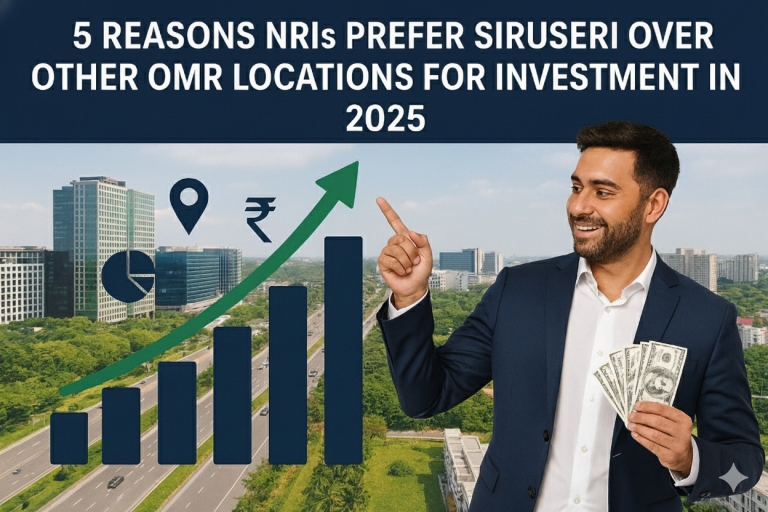 5 Reasons NRIs Prefer Siruseri Over Other OMR Locations for Investment in 2025